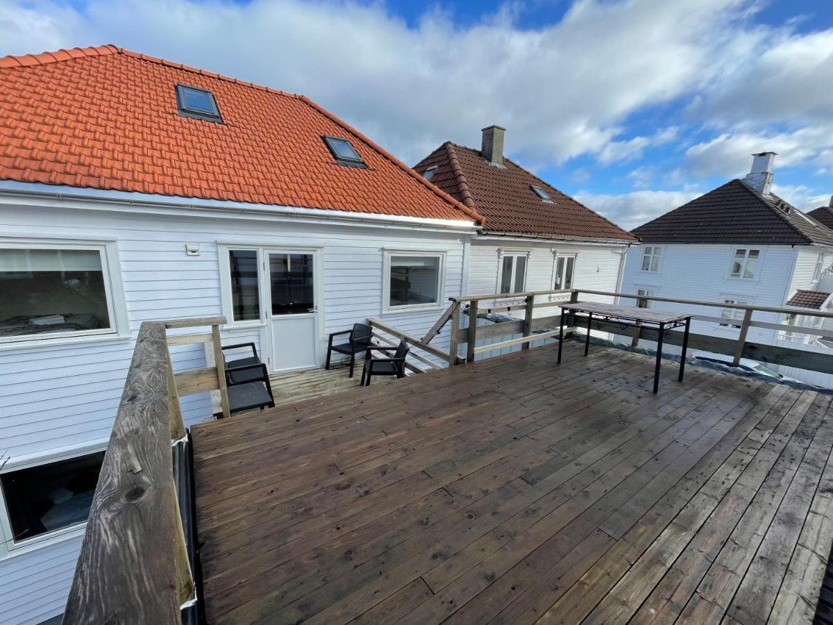 Central Bnb Stavanger At Bertis Ap 9 Generous Rooftop Terrace Eksteriør billede